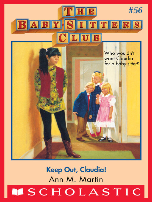 Title details for Keep Out, Claudia! by Ann M. Martin - Wait list